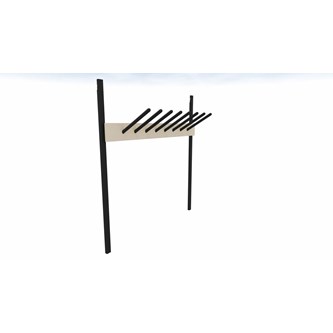 Wille støvelvegg 8 pinner