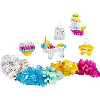 LEGO® Classic Magisk boks med gjennomsiktige klosser