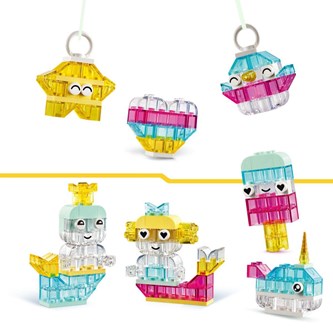 LEGO® Classic Magisk boks med gjennomsiktige klosser