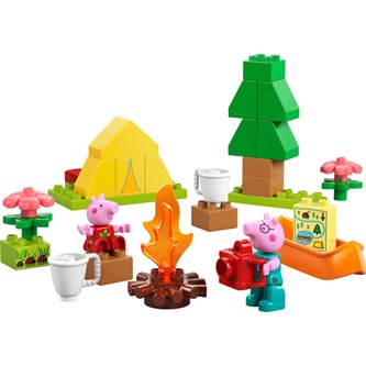 LEGO® DUPLO® Peppa Gris campingtur