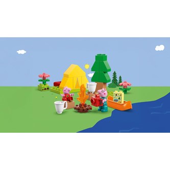 LEGO® DUPLO® Peppa Gris campingtur