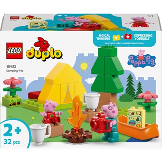 LEGO® DUPLO® Peppa Gris campingtur