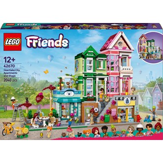 LEGO® Friends Heartlake City leiligheter og butikker 42670