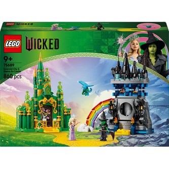 LEGO® Wicked Emerald City og Kiamo Ko-slottet 75689