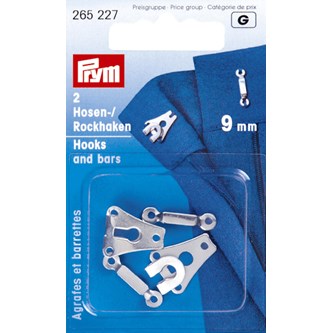 Buksehekte 9 mm 10 stk