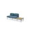 Sofa Nebula 2-seter uten armlene bord venstre