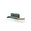 Sofa Nebula 2-seter uten armlene bord venstre