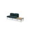 Sofa Nebula 2-seter uten armlene bord venstre