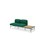 Sofa Nebula 2-seter uten armlene bord venstre
