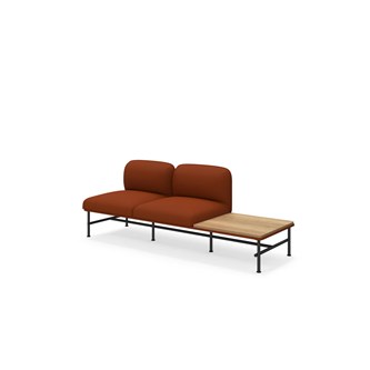 Sofa Nebula 2-seter uten armlene bord venstre