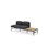 Sofa Nebula 2-seter uten armlene bord venstre