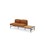 Sofa Nebula 2-seter uten armlene bord venstre