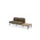 Sofa Nebula 2-seter uten armlene bord venstre