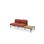 Sofa Nebula 2-seter uten armlene bord venstre