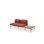 Sofa Nebula 2-seter uten armlene bord venstre