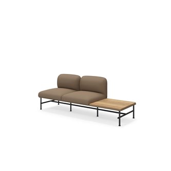 Sofa Nebula 2-seter uten armlene bord venstre