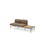 Sofa Nebula 2-seter uten armlene bord venstre
