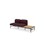 Sofa Nebula 2-seter uten armlene bord venstre