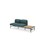 Sofa Nebula 2-seter uten armlene bord venstre
