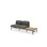 Sofa Nebula 2-seter uten armlene bord venstre
