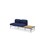 Sofa Nebula 2-seter uten armlene bord venstre