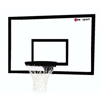 Basketplate med kurv standard størrelse