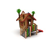 Trollskogen lekehus med sklie
