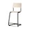 Stol Como FSC C-stativ 65 cm stort sete svart