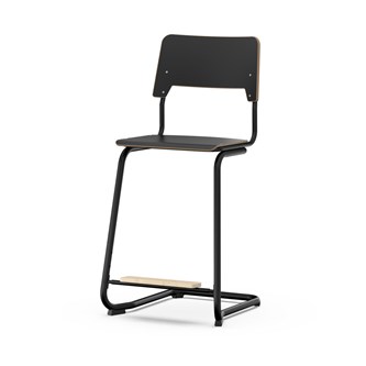 Stol Como FSC C-stativ 65 cm medium sete svart