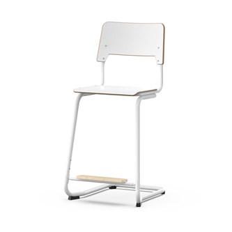 Stol Como FSC C-stativ 65 cm medium sete hvit