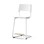 Stol Como FSC C-stativ 65 cm medium sete hvit