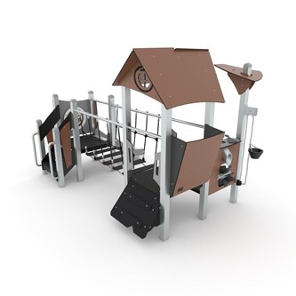 Steel+ kombinasjonslek med hengebro 1744