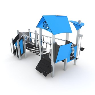 Steel+ kombinasjonslek med hengebro 1744