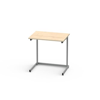 Bord Lex FSC laminat 70x50 cm sølv