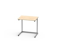 Bord Lex FSC laminat 70x50 cm sølv