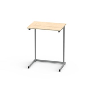 Bord Lex FSC laminat 70x50 cm sølv