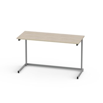 Bord Lex FSC HT 120x50 cm sølv