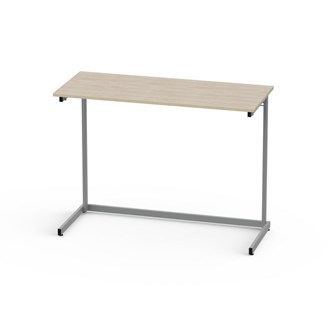 Bord Lex FSC HT 120x50 cm sølv