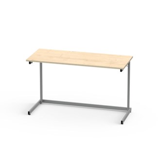 Bord Lex FSC laminat 120x50 cm sølv