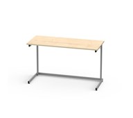 Bord Lex FSC laminat 120x50 cm sølv