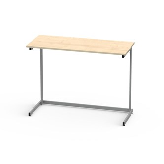 Bord Lex FSC laminat 120x50 cm sølv