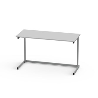 Bord Lex FSC laminat 120x50 cm sølv