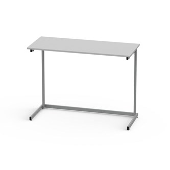 Bord Lex FSC laminat 120x50 cm sølv