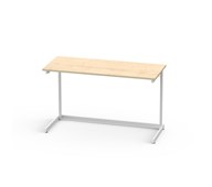 Bord Lex FSC laminat 120x50 cm hvit