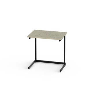 Bord Lex akustikk linoleum 70x50 cm svart