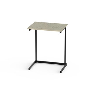 Bord Lex akustikk linoleum 70x50 cm svart