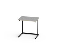 Bord Lex akustikk linoleum 70x50 cm svart