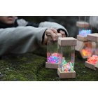 Lysende kuber med perler 6 stk