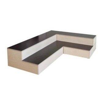 Samlingstrapp L-form