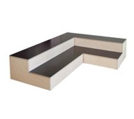 Samlingstrapp L-form